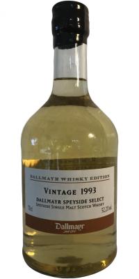 Dallmayr Speyside Select 1993 Dyr Dallmayr Whisky Edition 52.2% 700ml
