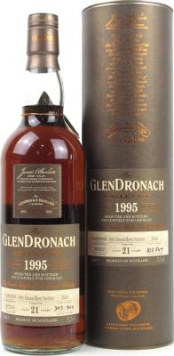 Glendronach 1995 Single Cask Tube 21yo Pedro Ximenez Sherry Puncheon #3310 Whiskyzone.de 51.2% 700ml