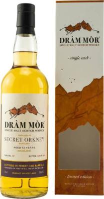 Secret Orkney 13yo DMor 1st Fill Fijian Rum Cask #137 54.6% 700ml