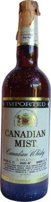 Canadian Mist Canadian Whisky Imported 40% 750ml