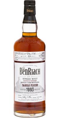 BenRiach 1993 Single Cask Bottling Batch 8 Barolo Hogshead Barolo Finish #7415 56.1% 700ml