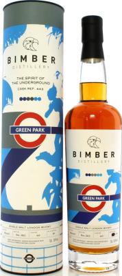 Bimber Green Park The Spirit of the Underground Moscatel 59.4% 700ml