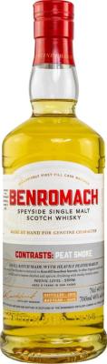 Benromach 2014 Contrasts: Peat Smoke 1st fill bourbon barrels 46% 700ml