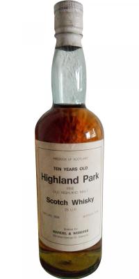 Highland Park 1929 for Manuel & Webster Glasgow 43% 700ml
