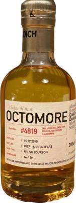 Octomore #LADDIEMP6 2010 Micro-Provenance Series 6yo Bourbon Cask #4819 62.2% 200ml