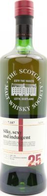 Longmorn 1992 SMWS 7.187 Silky sexy and indulgent Refill Ex-Bourbon Hogshead 54.3% 700ml