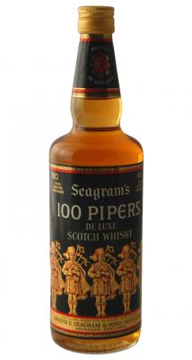 100 Pipers De Luxe Scotch Whisky Rotation 85/412 NV Seagrams Belgium 40% 700ml