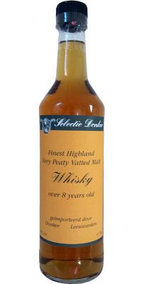 Donker 8yo Finest Highland Very Peaty Vatted Malt 40% 700ml