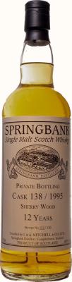 Springbank 1995 Private Bottling Sherry Wood 46% 700ml