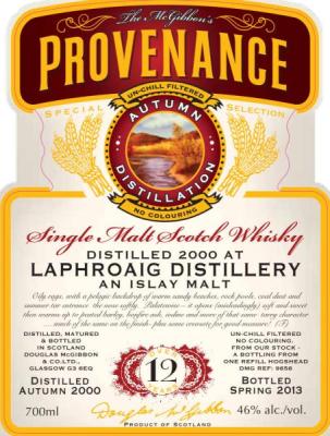 Laphroaig 2000 McG DMG 9656 46% 700ml