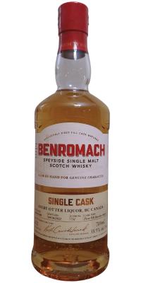 Benromach 2009 Single Cask 1st-fill bourbon Angry Otter Liquor 58.5% 700ml