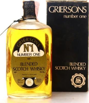 Griersons No.1 100% Blended Scotch Whisky 43% 750ml