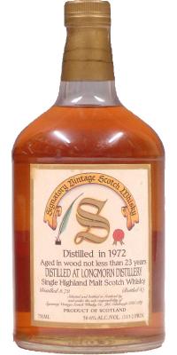 Longmorn 1972 SV Vintage Collection Dumpy Oak Wood 56.6% 750ml