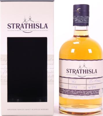 Strathisla 14yo Hand Bottled at the Distillery Bourbon Cask 57.8% 700ml