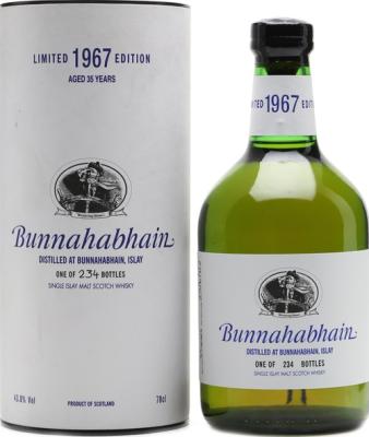 Bunnahabhain 1967 Feis Ile 2002 #3316 43.8% 700ml
