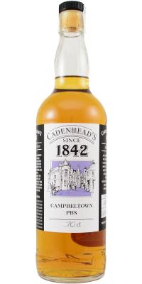 Campbeltown PBS Cadenhead's 1842 CA Hand filled at Cadenhead Shop Campbeltown 57.5% 700ml