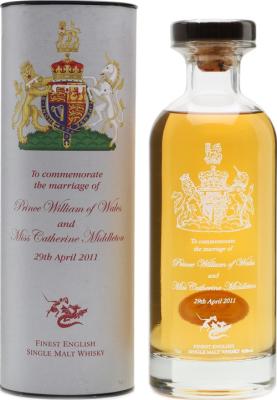 The English Whisky Royal Marriage Commemorative Bottling Bourbon Rum & Port Casks 46% 700ml