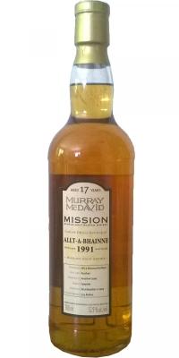 Allt-A-Bhainne 1991 MM Mission Gold Series 52.9% 700ml