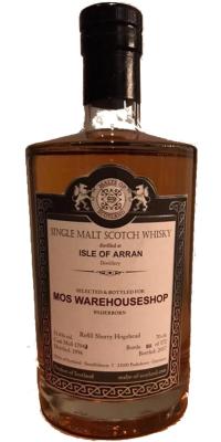 Arran 1996 MoS Refill Sherry Hogshead 53.8% 700ml