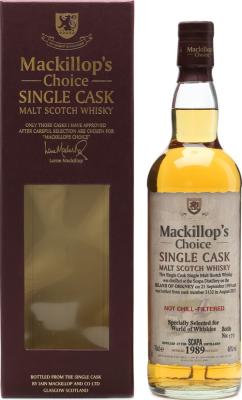 Scapa 1989 McC Single Cask #3132 World Of Whiskies 46% 700ml