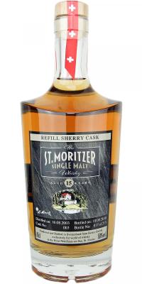 St. Moritzer 2003 Refill Sherry Cask 59% 700ml