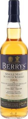 Braes of Glenlivet 1994 BR Berrys #159169 46% 700ml