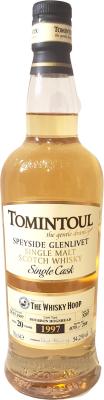 Tomintoul 1997 Single Cask Bourbon Hogshead #3207 The Whisky Hoop 54.2% 700ml