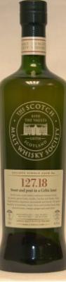 Port Charlotte 2002 SMWS 127.18 Sweet and peat in A Celtic knot Refill Ex-Bourbon Barrel 66.1% 700ml