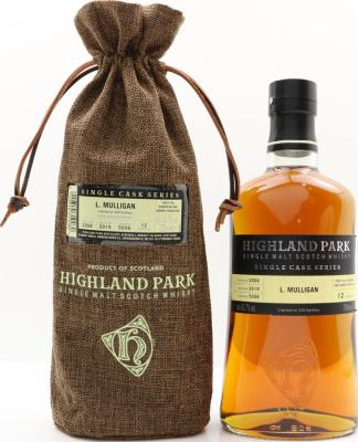 Highland Park 2006 Single Cask Series 12yo #5056 L. Mulligan 63.7% 700ml