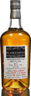 Braeval 1989 SLC Blair Castle Horse Trials #994 59.7% 700ml
