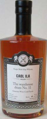 Caol Ila 2002 MoS The warehouse dram #11 Amarone Wine Cask Finish 54.2% 500ml
