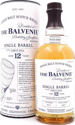 Balvenie 12yo Single Barrel Bourbon Cask 47.8% 700ml