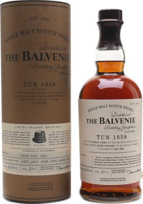 Balvenie Tun 1858 Batch #1 See Note 50.4% 700ml