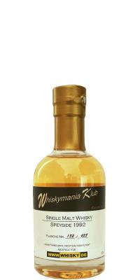 Whiskymania Klub 1992 Speyside Wm.de Edition 10 07 46% 200ml