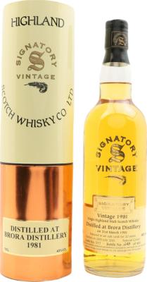 Brora 1981 SV Vintage Collection Oak Cask #577 43% 700ml