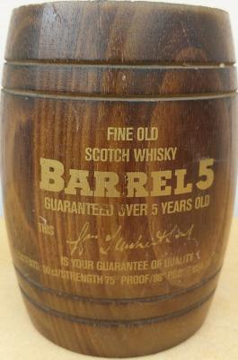 Barrel 5 5yo Fine Old Scotch Whisky 43% 500ml