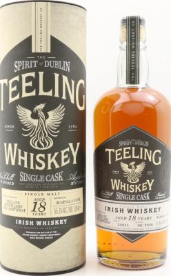 Teeling 18yo Single Cask Marsala cask finished #54911 55.3% 700ml