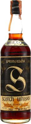 Springbank 1967 Sherry Cask 10yo #3130 58.9% 750ml
