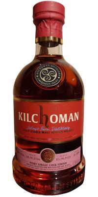 Kilchoman 2016 Distillery Bottling Port finish Gall&Gall 57.3% 700ml