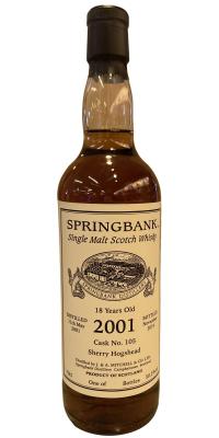 Springbank 2001 Sherry Hogshead 50.2% 700ml