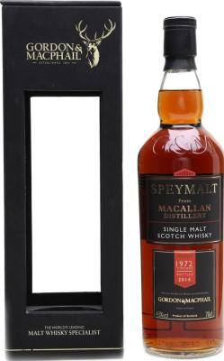 Macallan 1972 GM Speymalt Sherry Casks 43% 700ml