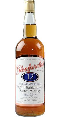 Glenfarclas 12yo Grants family back label 43% 1000ml
