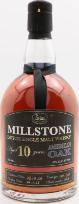 Millstone 2001 American Oak 10yo 43% 700ml