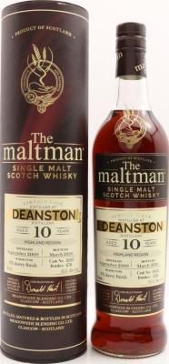 Deanston 2009 MBl The Maltman Single Cask PX Sherry Butt Finish #16902 55.1% 700ml