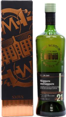 Laphroaig 1998 SMWS 29.265 Skippers and kippers 21yo 2nd Fill Ex-Bourbon Barrel 55.3% 700ml