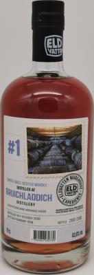 Bruichladdich 2009 SE Eldvatten Warehouse Experience #1 Fresh Petrus Wine Hogshead #3690 63.6% 700ml