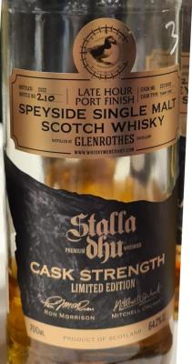 Glenrothes Late Hour Port Finish Cask Strength Limited Edition Tawny Port Finish 64.2% 700ml