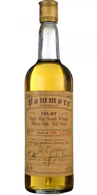 Bowmore 1969 Sherry cask #6639 Fecchio & Frassa 58% 750ml