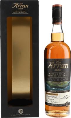 Arran 2000 Private Cask Sherry Hogshead #130 Whisk-e Ltd 56.7% 700ml