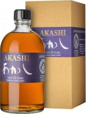 Akashi 2010 Sherry Butt Casknumber 203 12yo 60.7% 500ml